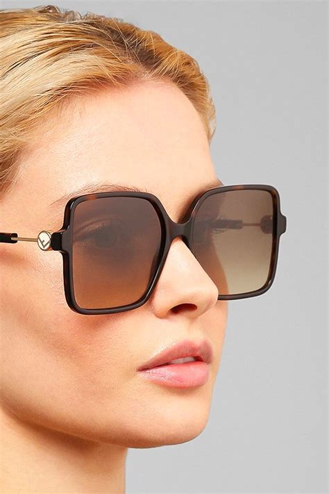 fendi glasses for woman|fendi women's oversized sunglasses.